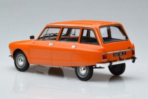 Citroen Ami 8 Break Tenere Laranja Norev 1:18 181674 Metal - imagem 6 de 7