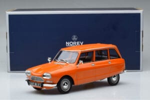 Citroen Ami 8 Break Tenere Laranja Norev 1:18 181674 Metal - imagem 7 de 7