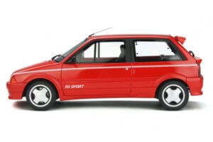 Citroen AX Sport Vermelho Otto 1:18 OT799 Resina - imagem 3 de 5