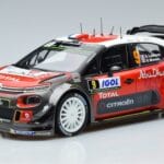 Citroen C3 WRC #9 S. Lefebvre / G. Moreau Tour de Corse 2017 Norev 1:18 181633 Metal