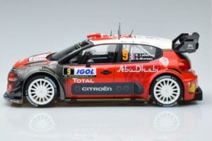 Citroen C3 WRC #9 S. Lefebvre / G. Moreau Tour de Corse 2017 Norev 1:18 181633 Metal - imagem 3 de 6