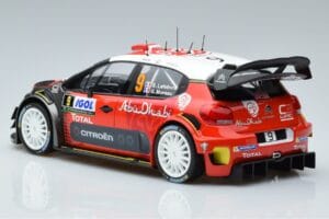 Citroen C3 WRC #9 S. Lefebvre / G. Moreau Tour de Corse 2017 Norev 1:18 181633 Metal - imagem 5 de 6