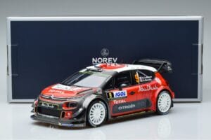 Citroen C3 WRC #9 S. Lefebvre / G. Moreau Tour de Corse 2017 Norev 1:18 181633 Metal - imagem 6 de 6