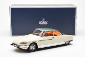 Citroen DS 21 Le Leman Cabriolet Marfim e Verde Norev 1:18 181751 Metal - imagem 6 de 6