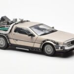 DeLorean DMC-12 Time Machine Back to the Future Prateado Sun Star 1:18 - image 6 of 8