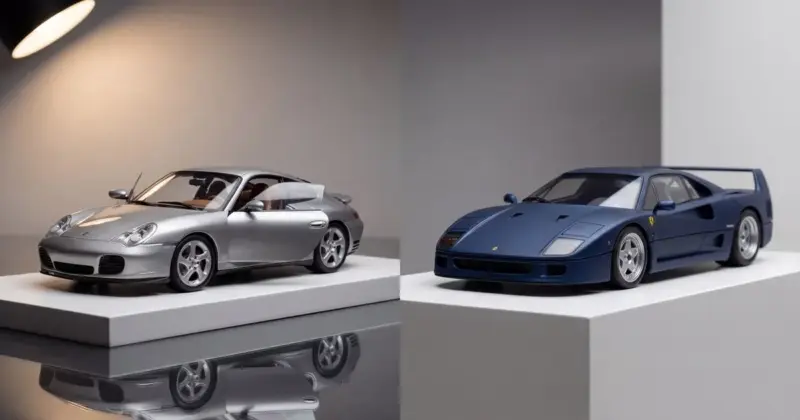 Miniatura Diecast vs Resina: Guia para Colecionadores