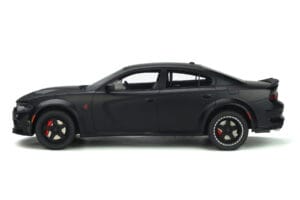 Dodge Charger SRT Hellcat Widebody Preto GT Spirit 1:18 GT301 Resina - imagem 3 de 5