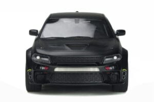 Dodge Charger SRT Hellcat Widebody Preto GT Spirit 1:18 GT301 Resina - imagem 4 de 5