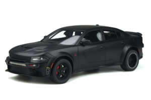 Dodge Charger SRT Hellcat Widebody Preto GT Spirit 1:18