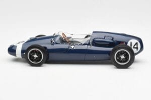 Cooper T51 Climax #14 S. Moss Italian GP Winner 1959 Schuco 1:18 450032600 Metal - imagem 4 de 8