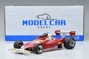 Ferrari 312 T2 B #21 G. Villeneuve Canadian GP 1977 MCG 1:18 MCG18623F Metal - imagem 6 de 6