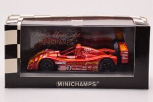 Ferrari 333 SP #3 Moretti Racing G. Moretti / D. Theys / M. Baldi 24 Hours of Le Mans 1998 Minichamps 1:43 430987603 Metal - imagem 4 de 4