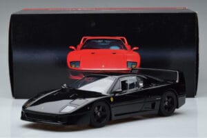 Ferrari F40 Lightweight Preto Kyosho 1:18 08412BK Metal - imagem 12 de 12