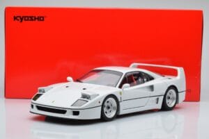 Ferrari F40 Branco Pérola Kyosho 1:18 08416PW-G Metal - imagem 8 de 8