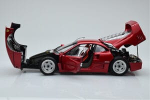 Ferrari F40 Vermelho Metalizado Asia Exclusive Kyosho 1:18 08416RM-G Metal - imagem 4 de 14