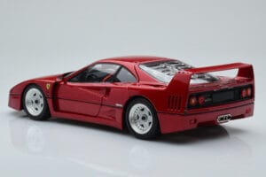 Ferrari F40 Vermelho Metalizado Asia Exclusive Kyosho 1:18 08416RM-G Metal - imagem 8 de 14