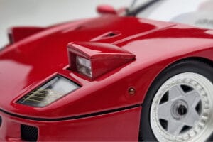 Ferrari F40 Vermelho Metalizado Asia Exclusive Kyosho 1:18 08416RM-G Metal - imagem 10 de 14