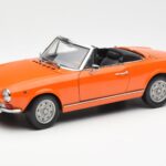 Fiat 124 BS Laranja Sun Star 1:18 4906