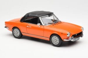 Fiat 124 BS Laranja Sun Star 1:18 4906 Metal - imagem 6 de 8
