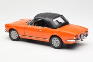 Fiat 124 BS Laranja Sun Star 1:18 4906 Metal - imagem 7 de 8