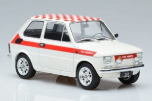 Fiat 126 Abarth Branco MCG 1:18 MCG18325 Metal - imagem 4 de 6