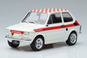 Fiat 126 Abarth Branco MCG 1:18 MCG18325 Metal