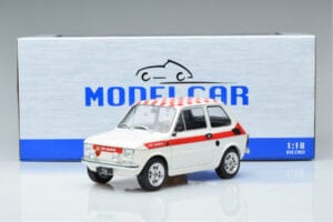 Fiat 126 Abarth Branco MCG 1:18 MCG18325 Metal - imagem 6 de 6