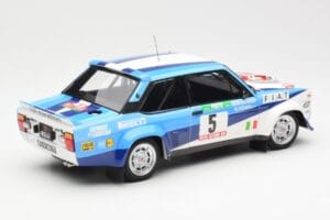 Fiat 131 Abarth #5 Team Fiat Works Rally Portugal 1980 Kyosho 1:18 08376A Metal - imagem 3 de 8