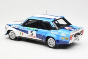 Fiat 131 Abarth #5 Team Fiat Works Rally Portugal 1980 Kyosho 1:18 08376A Metal - imagem 7 de 8