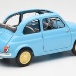 Fiat Nuova 500 Celeste Azul Kyosho 1:18 08966LB - image 3 of 8
