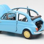 Fiat Nuova 500 Celeste Azul Kyosho 1:18 08966LB - image 5 of 8