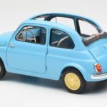 Fiat Nuova 500 Celeste Azul Kyosho 1:18 08966LB - image 7 of 8