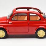 Fiat Nuova 500 Coral Vermelho Kyosho 1:18 08966R - image 4 of 8