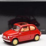 Fiat Nuova 500 Coral Vermelho Kyosho 1:18 08966R - image 8 of 8