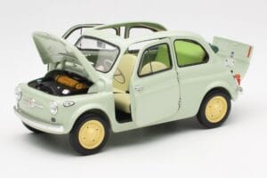 Fiat Nuova 500 Clear Verde Kyosho 1:18 08966LG Metal - imagem 2 de 8