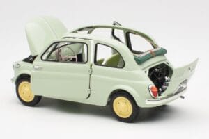 Fiat Nuova 500 Clear Verde Kyosho 1:18 08966LG Metal - imagem 5 de 8