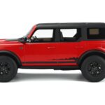 Ford Bronco 4-Door Wildtrak Vermelho GT Spirit 1:18 GT360 - image 3 of 5