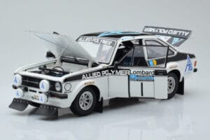 Ford Escort RS 1800 Allied Polymer #1 T. Makinen / H. Liddon Winner RAC Rally 1975 Minichamps 1:18 100758401 Metal - imagem 2 de 8