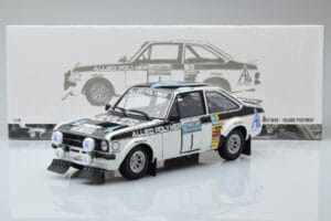 Ford Escort RS 1800 Allied Polymer #1 T. Makinen / H. Liddon Winner RAC Rally 1975 Minichamps 1:18 100758401 Metal - imagem 8 de 8