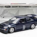 Ford Escort RS Cosworth Azul Metallic UT Models 1:18 180082101-R1 - image 2 of 6