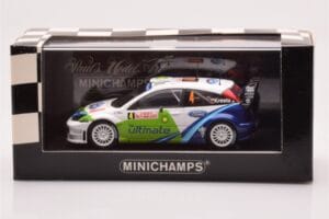 Ford Focus RS WRC #4 R. Kresta / J. Tomanek Rally Monte Carlo 2005 Minichamps 1:43 400058404 Metal - imagem 4 de 4
