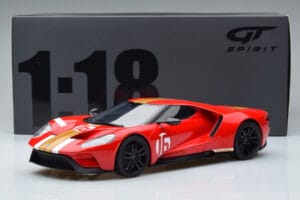 Ford GT Alan Mann Heritage Edition Vermelho GT Spirit 1:18 GT882 Resina - imagem 6 de 6