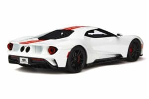Ford GT Frozen Branco GT Spirit 1:18 GT097 Resina - imagem 2 de 4