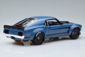 Ford Mustang Boss Cobra Ruffian Cars Azul GT Spirit 1:18 GT426 Resina - imagem 2 de 6