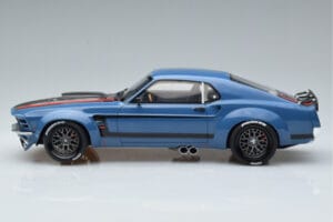 Ford Mustang Boss Cobra Ruffian Cars Azul GT Spirit 1:18 GT426 Resina - imagem 3 de 6