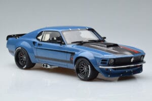 Ford Mustang Boss Cobra Ruffian Cars Azul GT Spirit 1:18 GT426 Resina - imagem 4 de 6