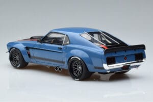 Ford Mustang Boss Cobra Ruffian Cars Azul GT Spirit 1:18 GT426 Resina - imagem 5 de 6