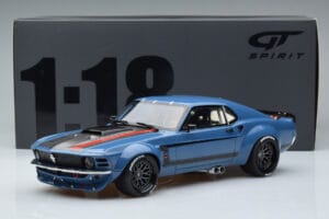 Ford Mustang Boss Cobra Ruffian Cars Azul GT Spirit 1:18 GT426 Resina - imagem 6 de 6