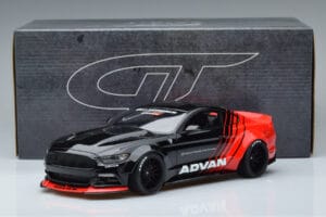 Ford Mustang S550 LB Works Liberty Walk Advan GT Spirit 1:18 KJ035 Resina - imagem 6 de 6