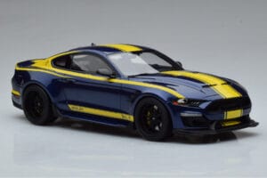Ford Mustang S550 Shelby Super Snake Azul GT Spirit 1:18 GT871 Resina - imagem 4 de 6